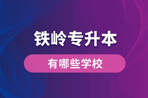鐵嶺專升本有哪些學(xué)校？