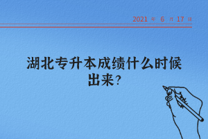 湖北統(tǒng)招專升本怎么查詢自己的成績(jī)？
