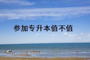 參加專升本值不值